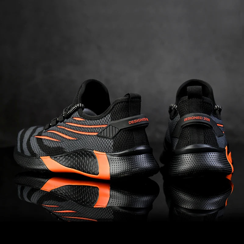 Men Work Safety Shoes Anti-Puncture Working Sneakers Male Indestructible Work Shoes Men Boots Lightweight Men Shoes Safety Boots