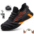 Men Work Safety Shoes Anti-Puncture Working Sneakers Male Indestructible Work Shoes Men Boots Lightweight Men Shoes Safety Boots