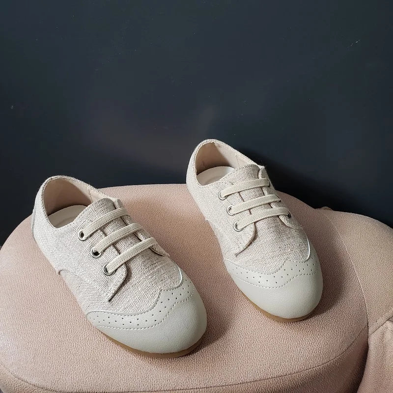 AS New Kids Shoes Children Casual Shoes Baby Girls Princess Shoes Toddler Flats First Walker Moccasin Boys Loafers Mary Jane
